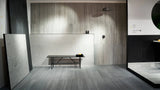 24"x24" , 24"x48" Urban Travertino Dark Grey Matte Rectified Porcelain Floor and Wall Tile