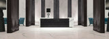 59''x118'' MAXFINE MARMI 6MM BLACK VENATO POLISHED PORCELAIN SLAB