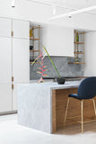 Blue De Savoie Natural Marble Slab Leathered 75-Inch x 109-Inch (56.7 sq. ft./slab)