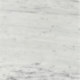 Italian Bianco Carrara marble slab with soft gray veining from Sapphirus Stone in Toronto. Ideal for kitchens, bathrooms, and luxury interiors.