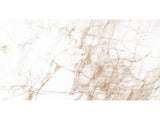 24-inch x 48-inch Calacatta Gold Polished Rectified Porcelain Floor and Wall Tile