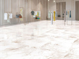 24-inch x 48-inch Calacatta Gold Polished Rectified Porcelain Floor and Wall Tile