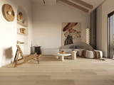 Pera Engineered Hardwood Flooring Dalmine Oak 7 1/2-inch Width - 3/4-inch Thick - 3mm Veneer Knots Wire Brushed & Smoked UV