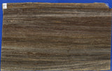 Sapphirus Stone Travertine Brown Natural Marble Slab Honed Finish 72x116 Inch – Matte Surface for Countertops, Tables, and Interior Design