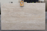 Travertine Ivory Natural Marble Slab Honed 72-Inch x 116-Inch (58 sq. ft./slab)