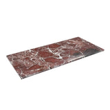 Rosso Levanto Marble tile with rich burgundy tone and white veining from Sapphirus Stone in Toronto. Ideal for luxury walls, floors, and bathrooms.