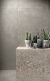 12"x24" , 24"x24" , 24"x48" Ark Anthracite Matte Rectified Concrete Look Porcelain Floor and Wall Tile