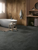 12"x24" , 24"x24" , 24"x48" Ark Black Matte Rectified Concrete Look Porcelain Floor and Wall Tile