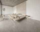 12"x24" , 24"x24" , 24"x48" Ark Silver Matte Rectified Concrete Look Porcelain Floor and Wall Tile