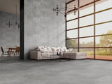 12"x24" , 24"x24" , 24"x48" Ark Silver Matte Rectified Concrete Look Porcelain Floor and Wall Tile