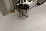 12"x24" , 24"x24" , 24"x48" Ark White Matte Rectified Concrete Look Porcelain Floor and Wall Tile