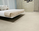 12"x24" , 24"x24" , 24"x48" Ark White Matte Rectified Concrete Look Porcelain Floor and Wall Tile