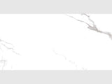 Bianco River polished porcelain tile in white and grey marble look, ideal for bathroom, floor, and backsplash use.