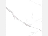 Bianco River polished porcelain tile in white and grey marble look, ideal for bathroom, floor, and backsplash use.