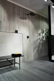 24"x24" , 24"x48" Urban Travertino Dark Grey Matte Rectified Porcelain Floor and Wall Tile