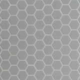1'' GREY MATT HEXAGONAL PORCELAIN MOSAIC - SAPPHIRUSSTONE