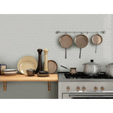 1'' GREY MATT HEXAGONAL PORCELAIN MOSAIC - SAPPHIRUSSTONE