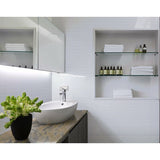 1'' WHITE MATT HEXAGONAL PORCELAIN MOSAIC - SAPPHIRUSSTONE
