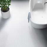 1'' WHITE MATT HEXAGONAL PORCELAIN MOSAIC - SAPPHIRUSSTONE