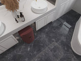 24-inch x 48-inch Pulpis Nero Polished Rectified Porcelain Floor and Wall Tile