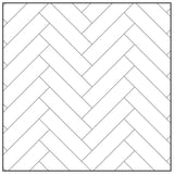 2''X8'' WHITE MATT HERRINGBONE PORCELAIN MOSAIC - SAPPHIRUSSTONE
