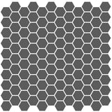 1'' GREY MATT HEXAGONAL PORCELAIN MOSAIC - SAPPHIRUSSTONE