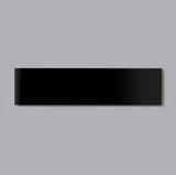 4-inch x 16-inch Black Glossy Subway Tile
