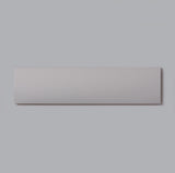 4-inch x 16-inch Grey Glossy Subway Tile