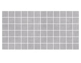 2-inch x 2-inch Ark Silver Matte Square Porcelain Mosaics