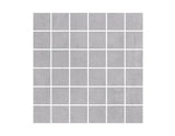 2-inch x 2-inch Ark Silver Matte Square Porcelain Mosaics