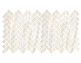 1-inch x 2-inch Canyon Oro Glossy Herringbone Porcelain Mosaics