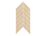8-inch x 14-inch Urbanwood Light Oak Matte Chevron Wood Look Porcelain Floor and Wall Mosaics