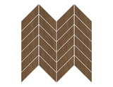 8-inch x 14-inch Urbanwood Oiled Oak Matte Chevron Wood Look Porcelain Floor and Wall Mosaics