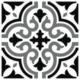 PETIT BLACK MOROCCAN FIELD TILE 7 3/4'' X 73/4'' - SAPPHIRUSSTONE