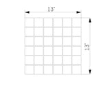 2-inch x 2-inch Pulpis Grey Matte Square Porcelain Mosaics
