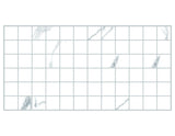 2-inch x 2-inch Statuario Matte Square Porcelain Mosaics
