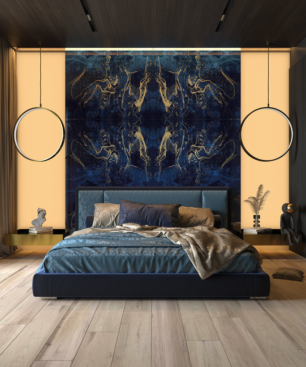 48-inch x 72-inch Twilight Book-Matching 9mm Polished Rectified Porcel ...