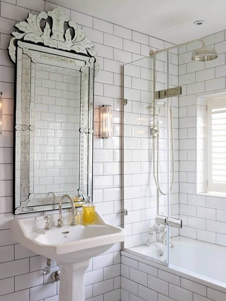 4-inch x 8-inch White Glossy Beveled Subway Tile – Tile & Stone Co.