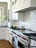 GLOSSY WHITE BEVEL SUBWAY TILE 3''X6'' - Tile&Stone Co.