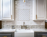 GLOSSY WHITE RIPPLE SUBWAY TILE 3''X12'' - Tile&Stone Co.
