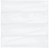 GLOSSY WHITE RIPPLE SUBWAY TILE 3''X12'' - Tile&Stone Co.