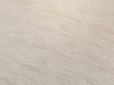 Sapphirus Stone Canyon Oro beige marble-look porcelain tile, polished finish in 12x24, 24x24, 24x48