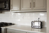 4-inch x 16-inch White Glossy Subway Tile